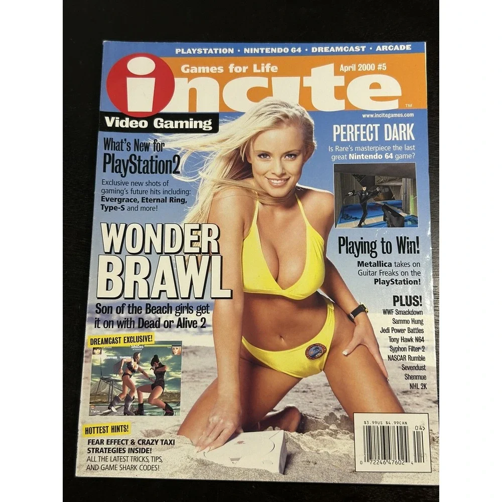 Incite Video Gaming Magazine 8 issue lot (December 1999 & February-August 2000)